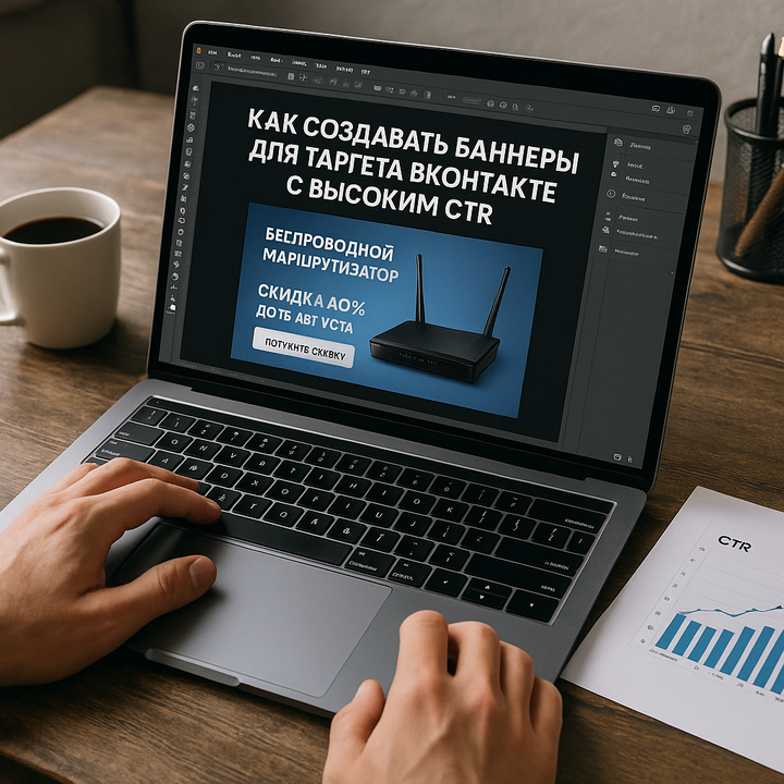 Как создать кликабельный баннер для таргетированной рекламы ВКонтакте: структура, визуал, идеи, ошибки